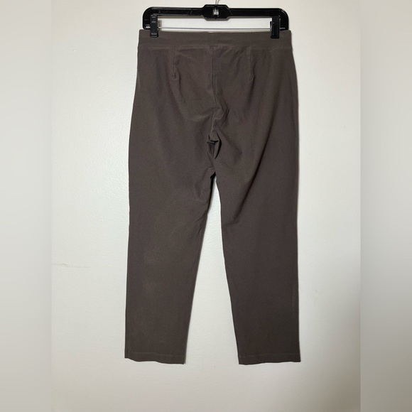 Eileen Fisher Pull On Pants Sz PS Brown Straight Leg Comfort Quite Luxury - Picture 3 of 8